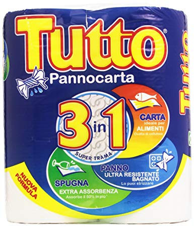 ASCIUGATUTTO PANNOCARTA TUTTO 3IN1 STD 2RT